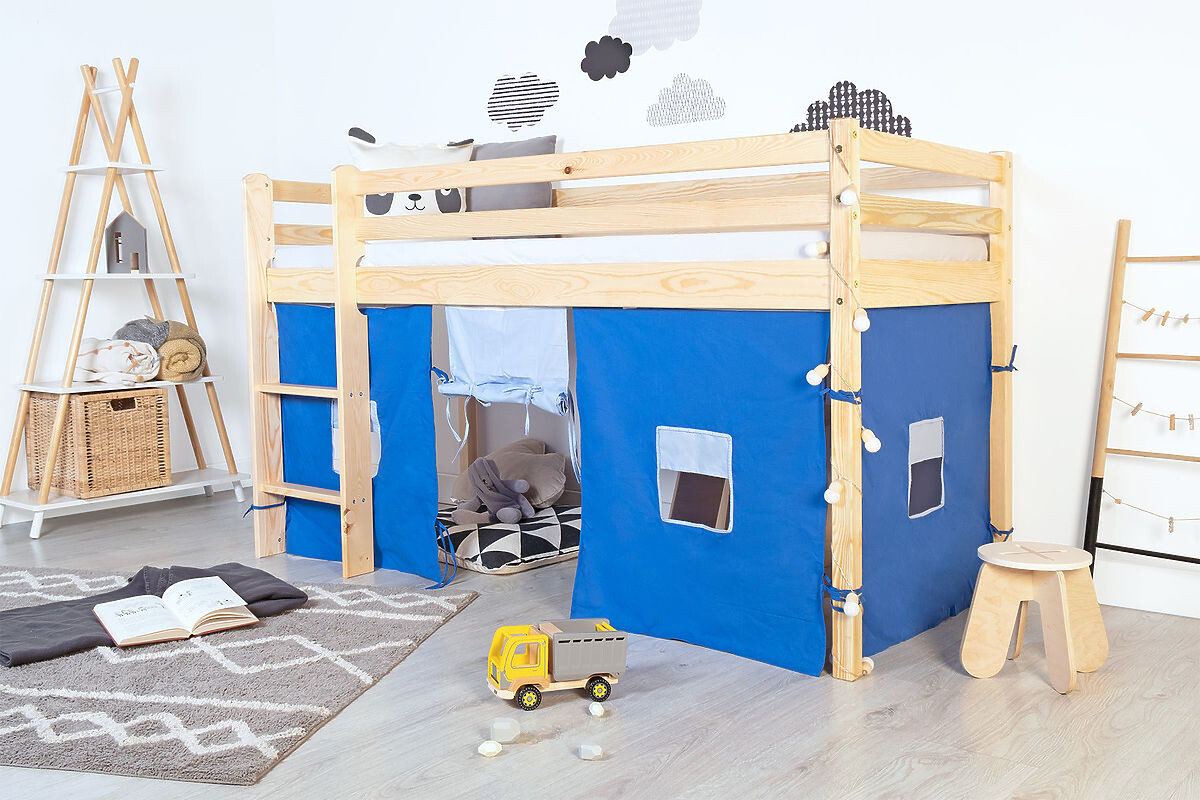 Ourbaby® 3592-0 Modo vyvýšená posteľ 180x80 cm borovica