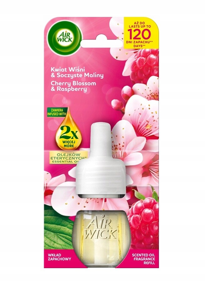 Air Wick Essential Oil   Cherry Blossom & Raspberry nápln