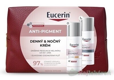 Eucerin AntiPigment denný krém 50 ml + nočný krém 50 ml Vianoce 2021