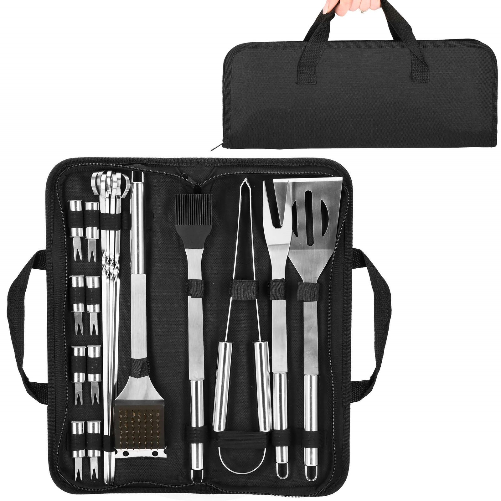 Sada náčinia na grilovanie - 20ks + kufrík