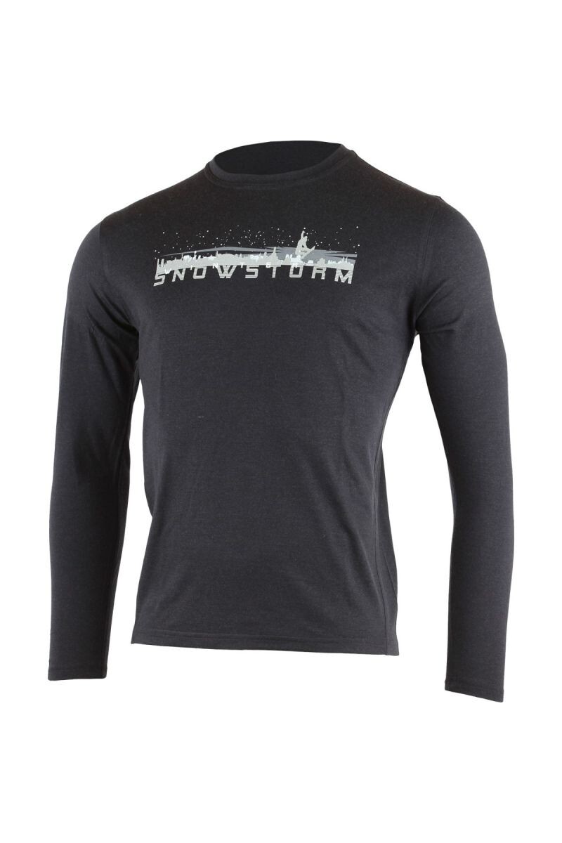 Lasting pánske merino tričko s tlačou lokaj 5959 modré Veľkosť: XL 8595067817637