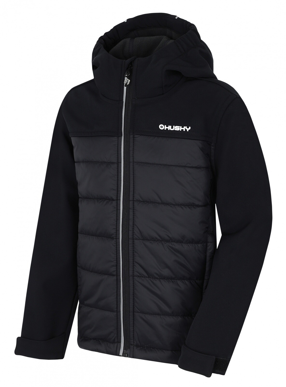 Husky Detská softshell plnená bunda Swany K black Veľkosť: 134