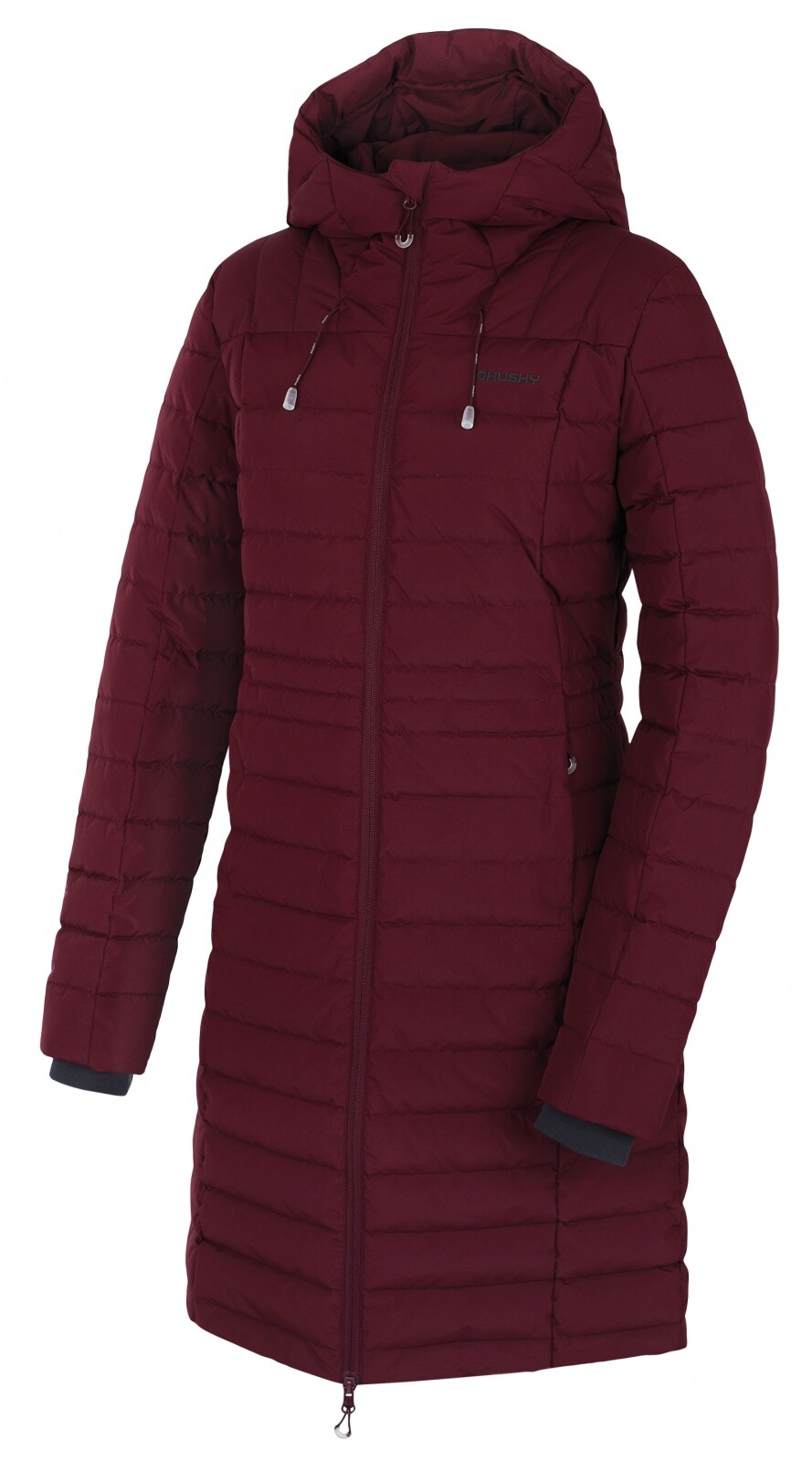 Husky Dámsky páperový kabát Daili L dark bordo Veľkosť: L
