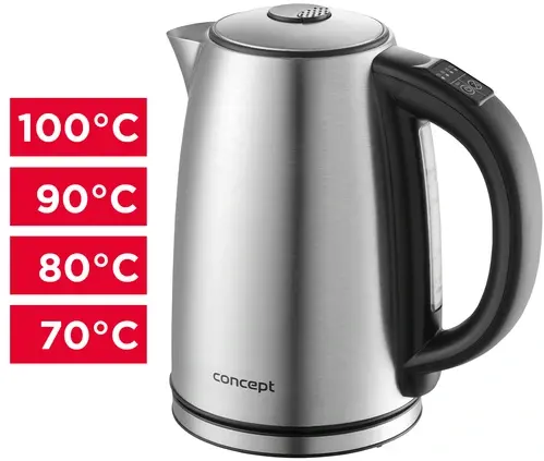 CONCEPT Rýchlovarná kanvica s reguláciou teploty 1,7 l  RK3350