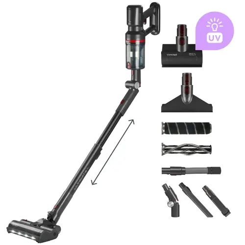 CONCEPT Tyčový vysávač 3v1 ULTIMATE  29,6 V UV Power VP6150