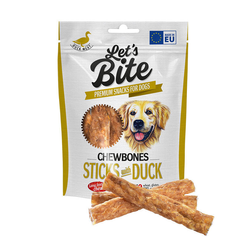 Let’s Bite Chewbones. Sticks with Duck 120g