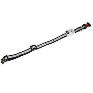 Flamingo LED světelný obojek nylon černý obvod 40-55cm x 20mm