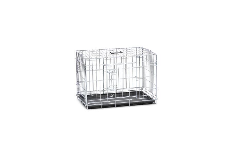 Drátěná klec dva vchody 77x47x54cm