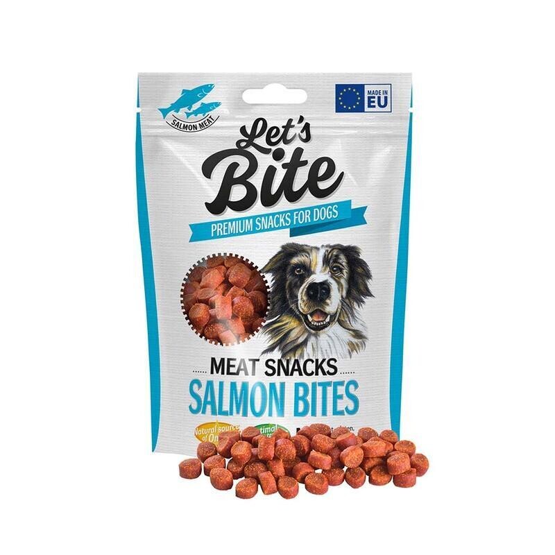 Let’s Bite Meat Snacks. Salmon Bites 150g