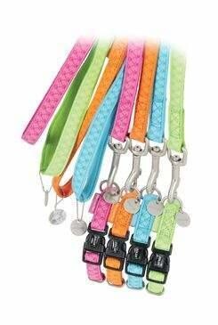 Obojek pes MAC LEATHER oranžová