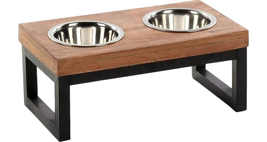 Flamingo Tommy Duo Dinner Stojan se 2 nerezovými miskami