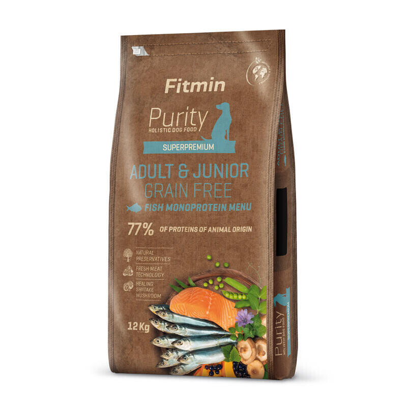 Fitmin dog Purity GF Adult&Junior Fish Menu