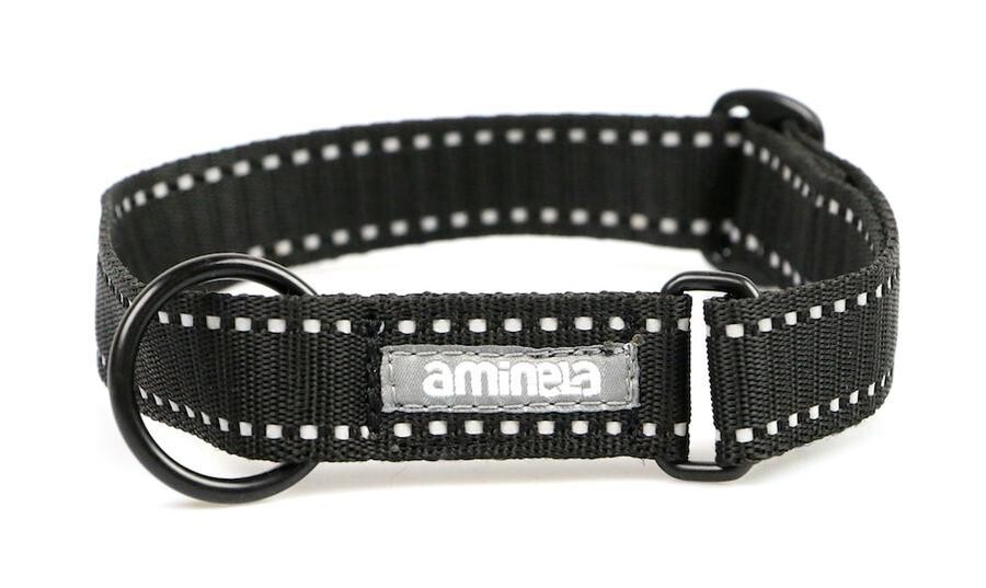 Aminela klasik obojek nepodšitý Sport & City 30-50cm/25mm černá