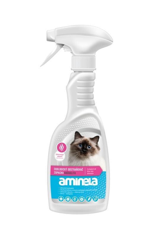 Aminela Clean Ekologický odstraňovač zápachu kočkolitu 500ml