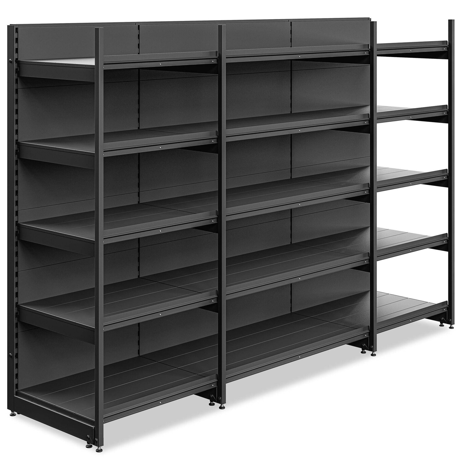 Marbo Regálová zostava do predajne 193x288x70 - 5 políc