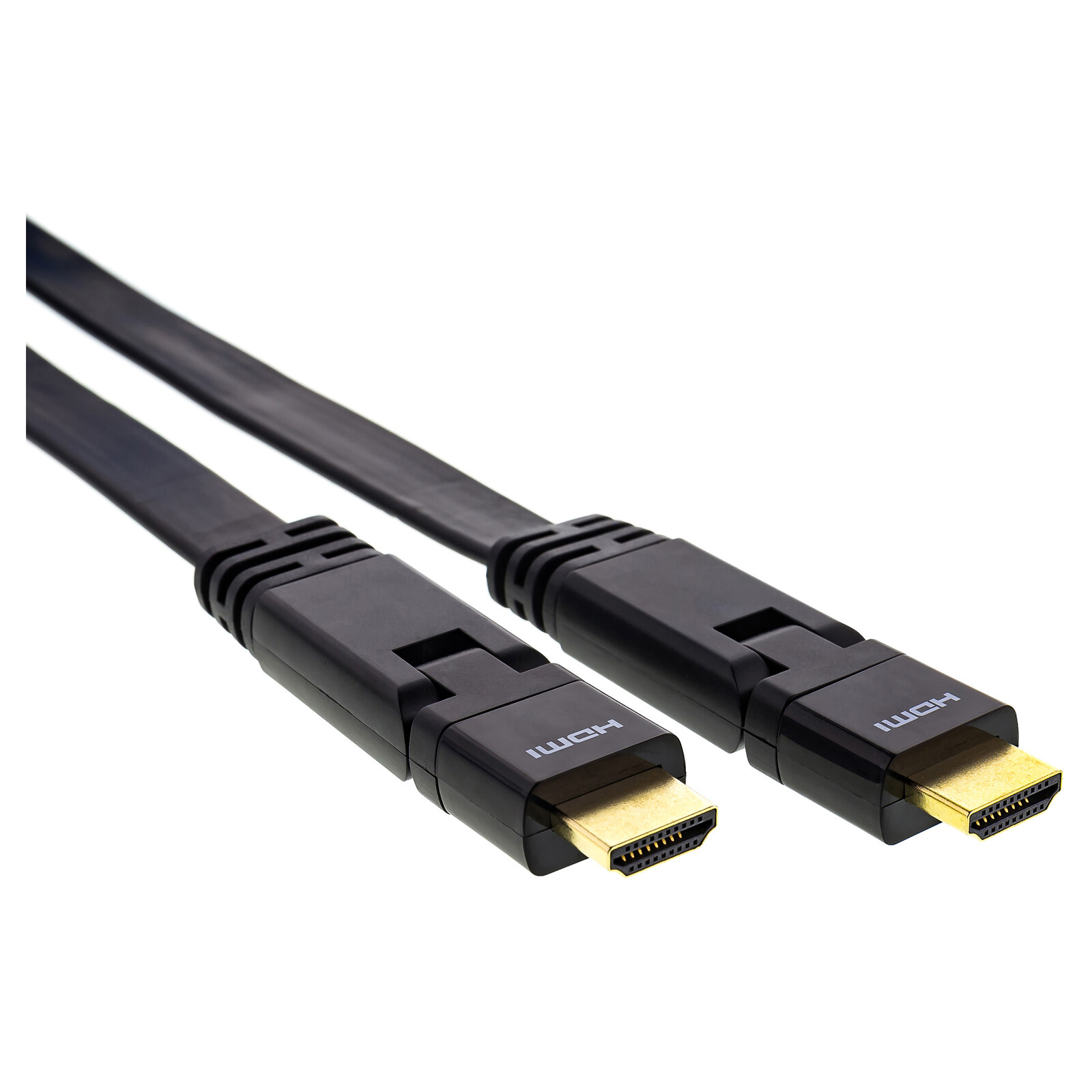 Sencor SAV 278-015 HDMI A/M - A/M plochý 2.0 High Speed kábel + Ethernet kábel Maximálny dátový prenos: 18 Gb / s, Dvojvrstvové, vysoko kvalitné