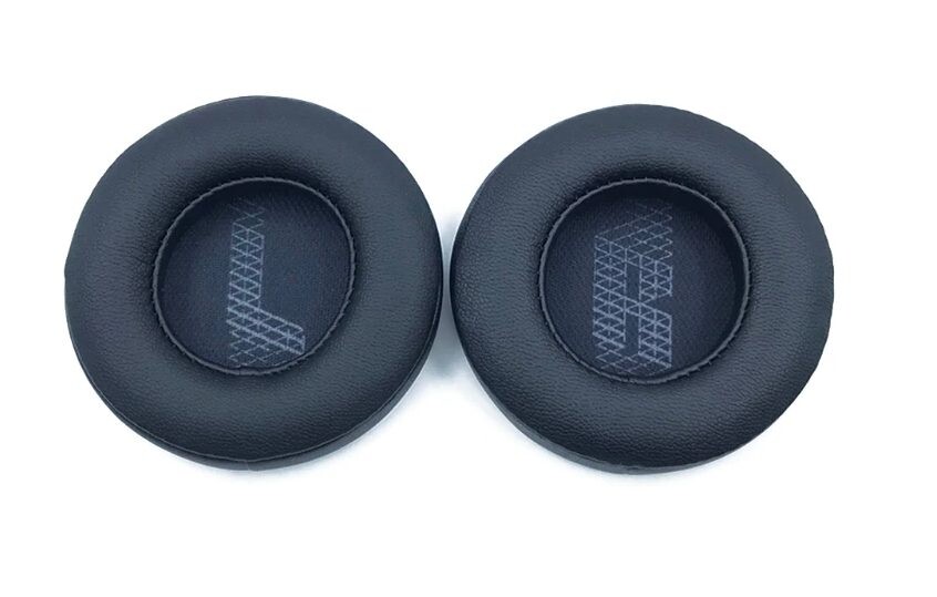 Náhradné náušníky pre slúchadlá JBL Live 400BT, 460NC - Tmavomodré, kožené