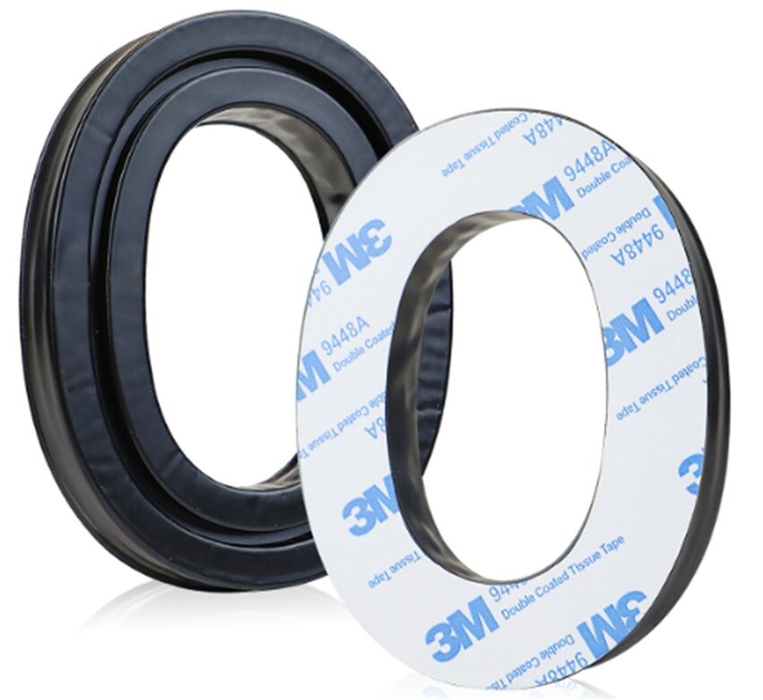 Náhradné náušníky pre slúchadlá 3M WorkTunes - Čierne, kožené