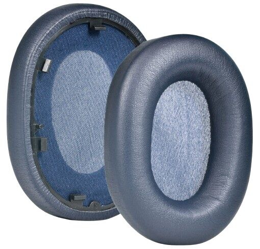 Náhradné náušníky pre slúchadlá Sony WH-1000XM5 - Modré, kožené