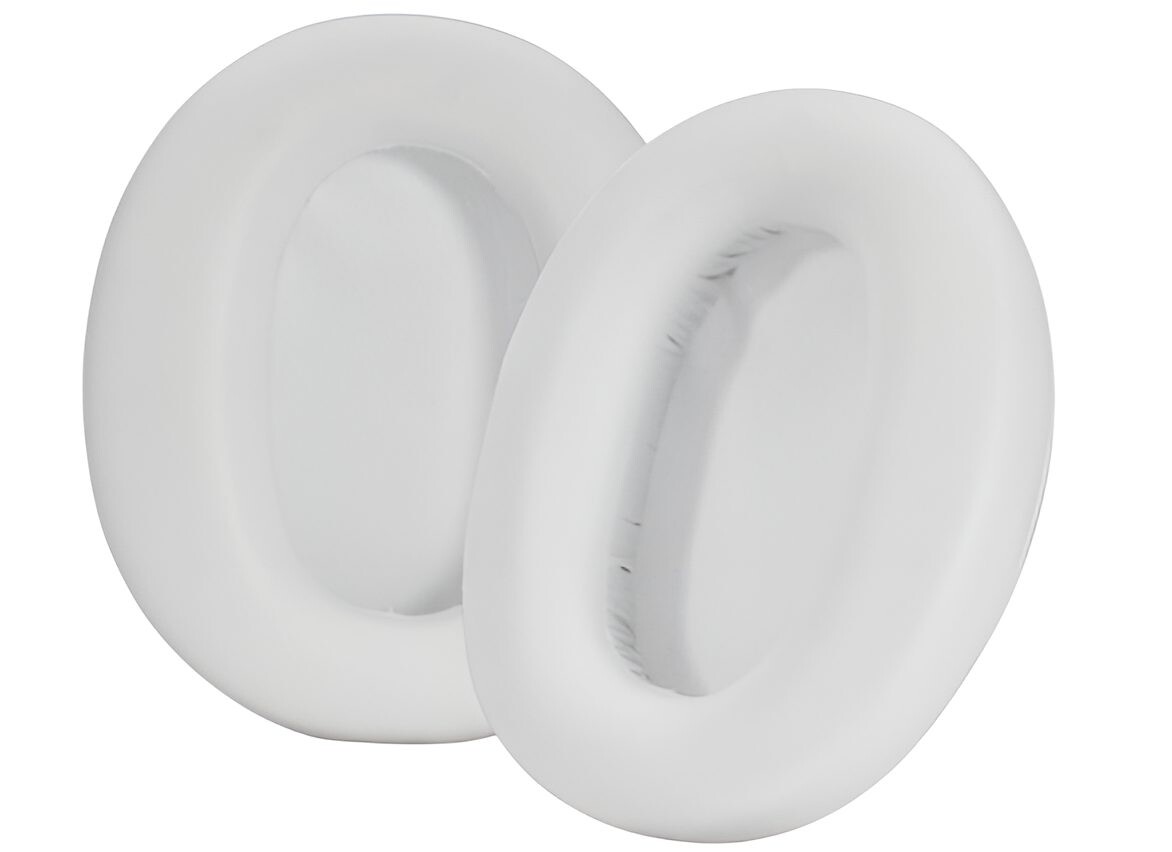 Náhradné náušníky pre slúchadlá Sony WH-CH700N, CH710N, CH720N, MDR-ZX770BN, ZX780DC - Bílé, kožené