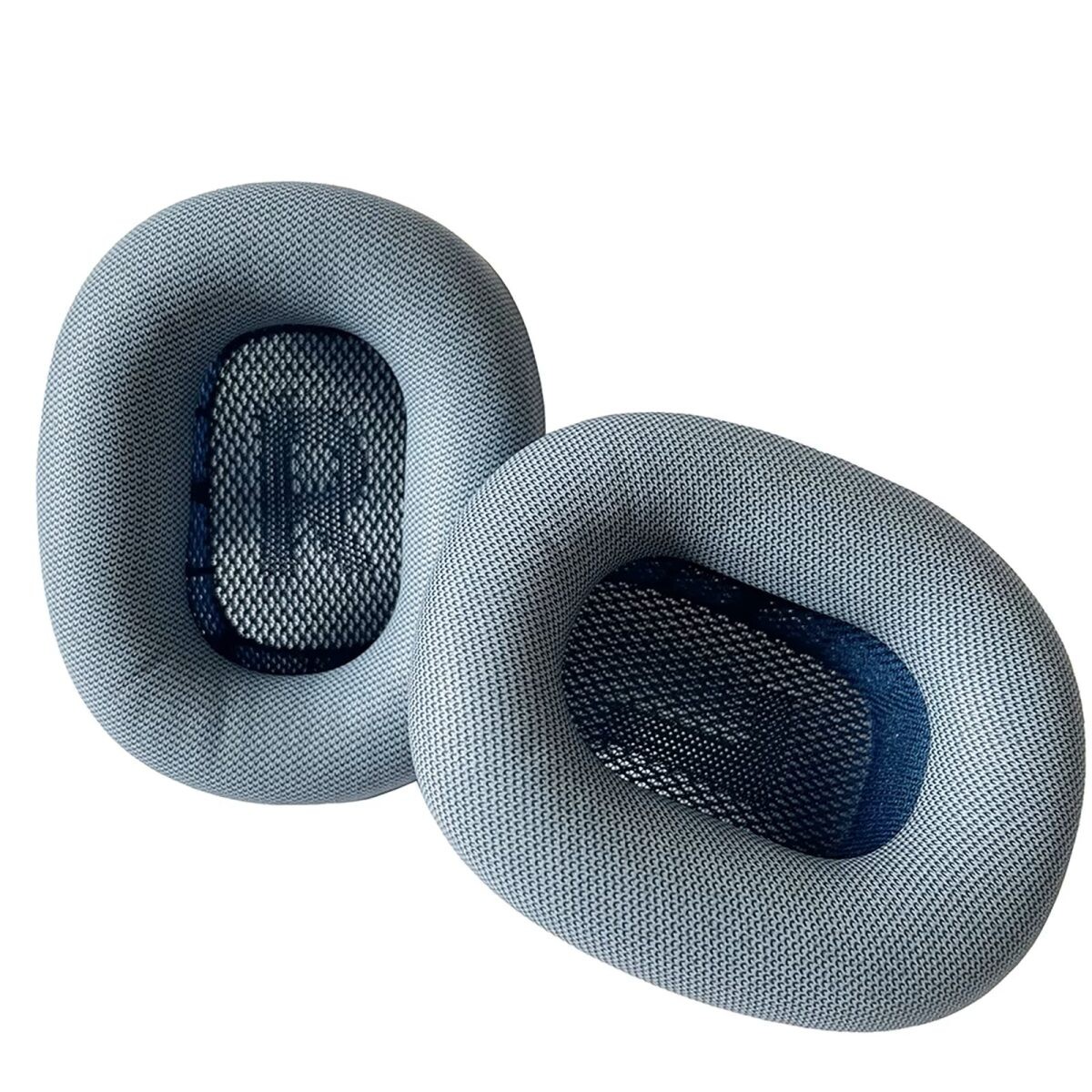 Náhradné náušníky pre slúchadlá Apple AirPods Max - modré, kožené