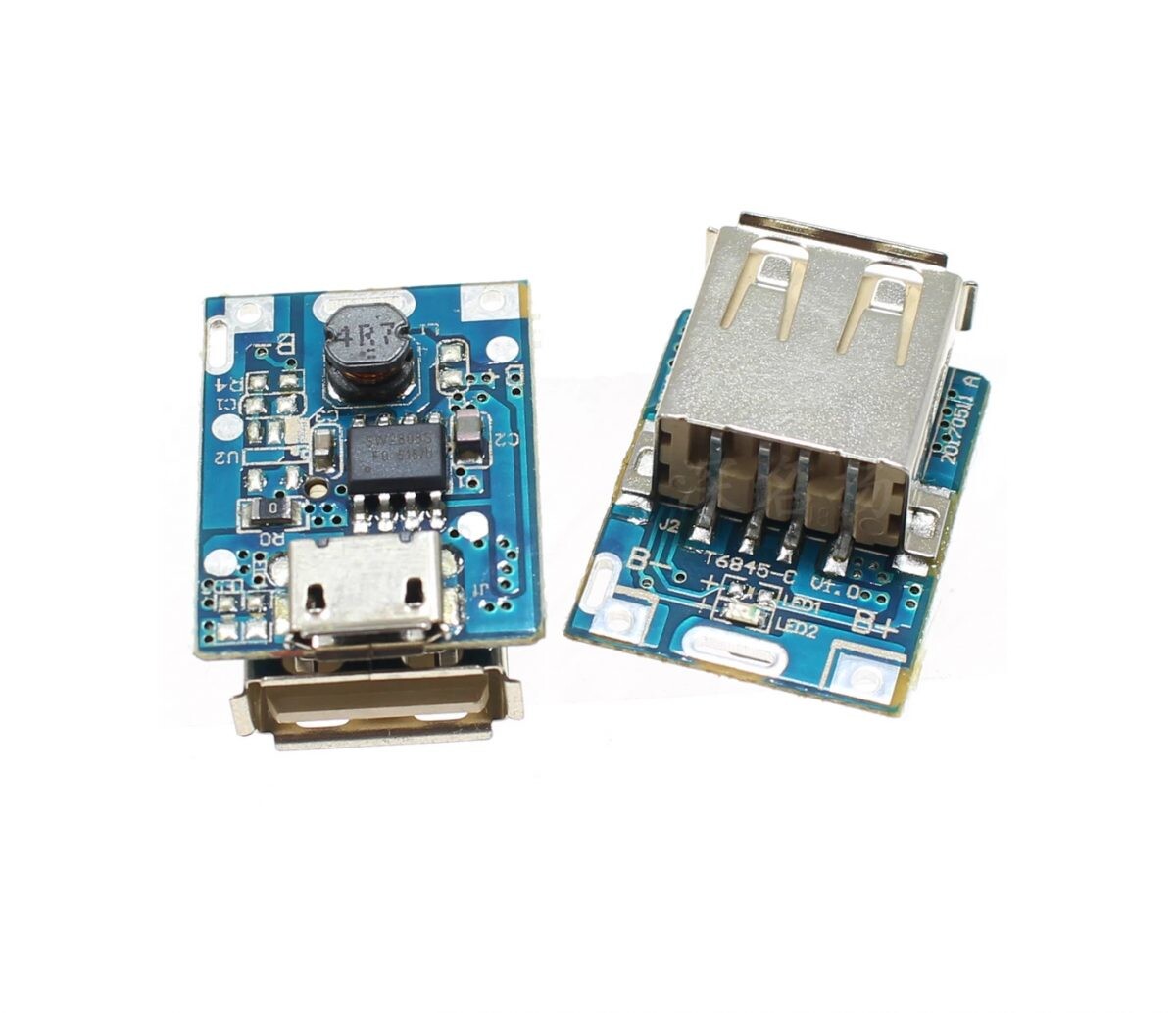 Step-up napájací modul 5V + nabíjačka Li-Ion batérií