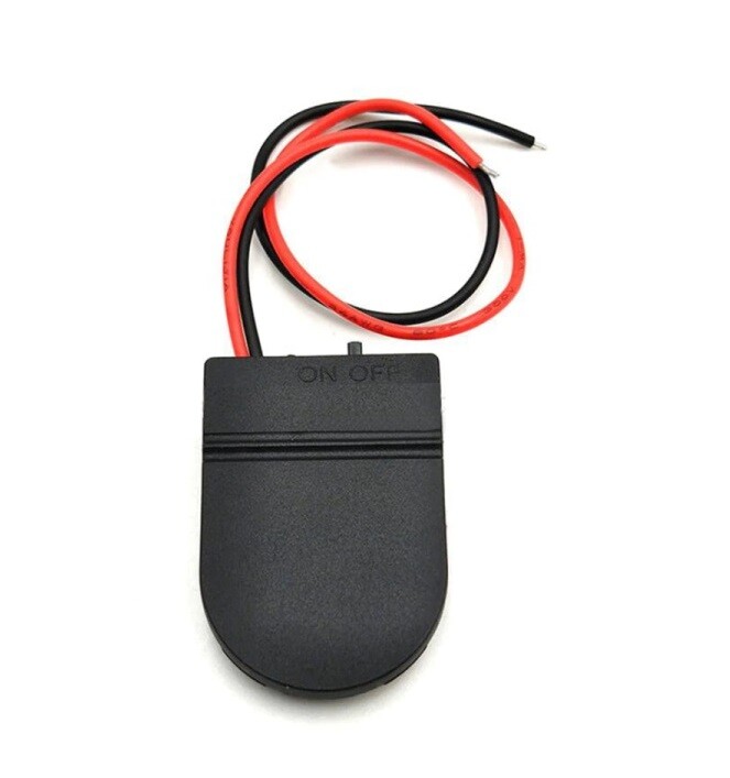 Batériový box na batériu CR2032 s vodičmi - 1 kus