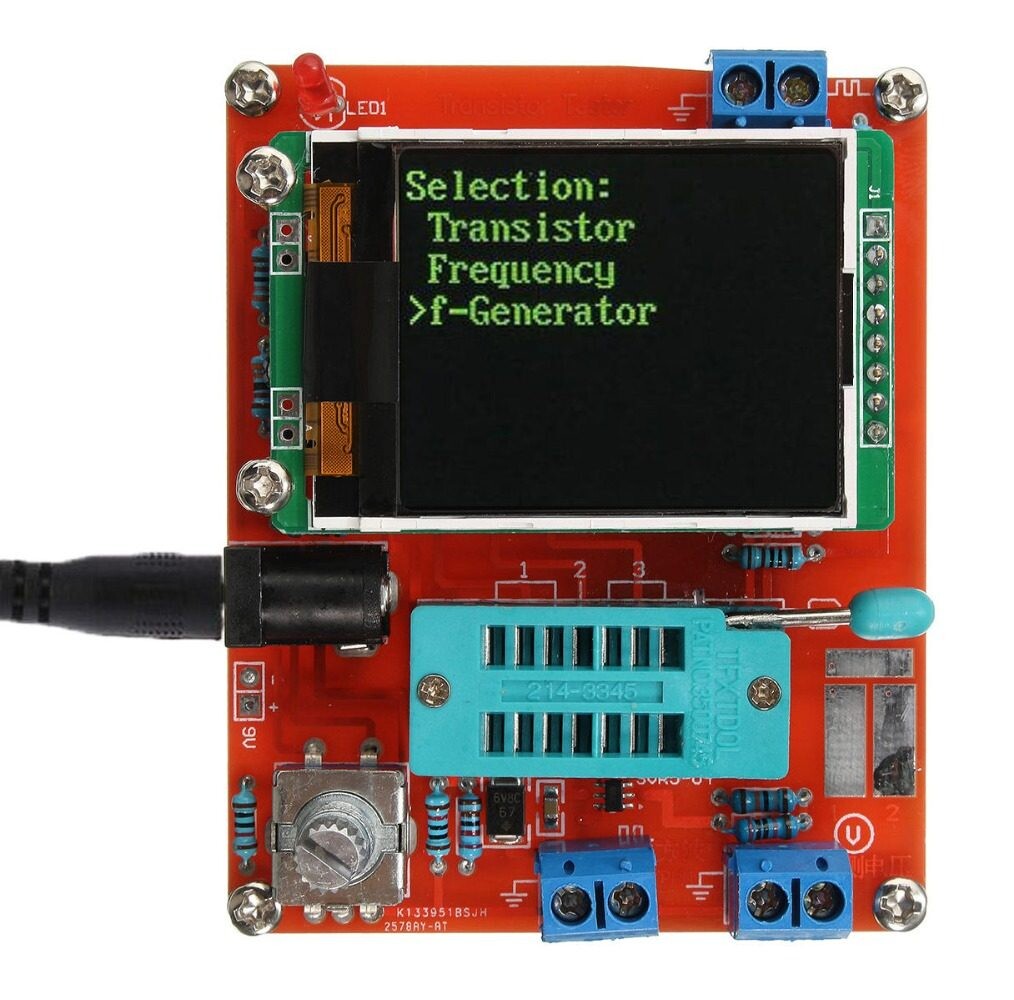 GM328 Univerzálny tester LCR, ESR a PWM signálu