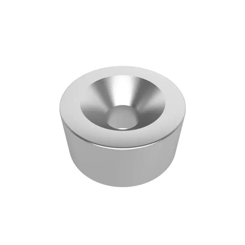 Neodymový magnet s 6mm otvorom, ⌀20x10mm, N35