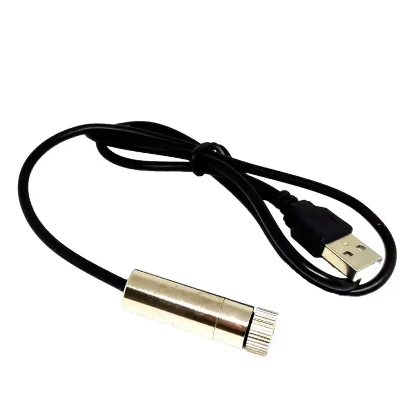 Laserový modul modrý, 80mW, 450nm, USB, Bodka (bod)