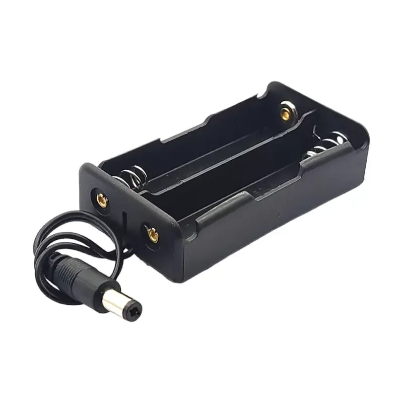 Batériový box pre 2 kusy 18650 batérií, 7.4V, 5.5x2.1mm