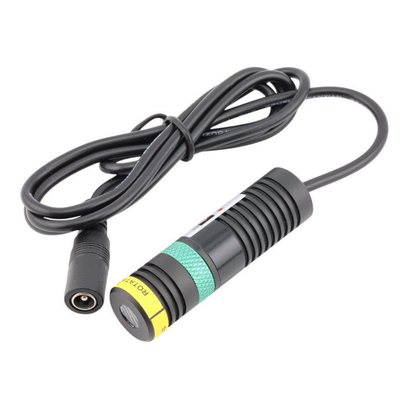 Laserový modul zelený 520nm, mriežka 10x10, 30 mW