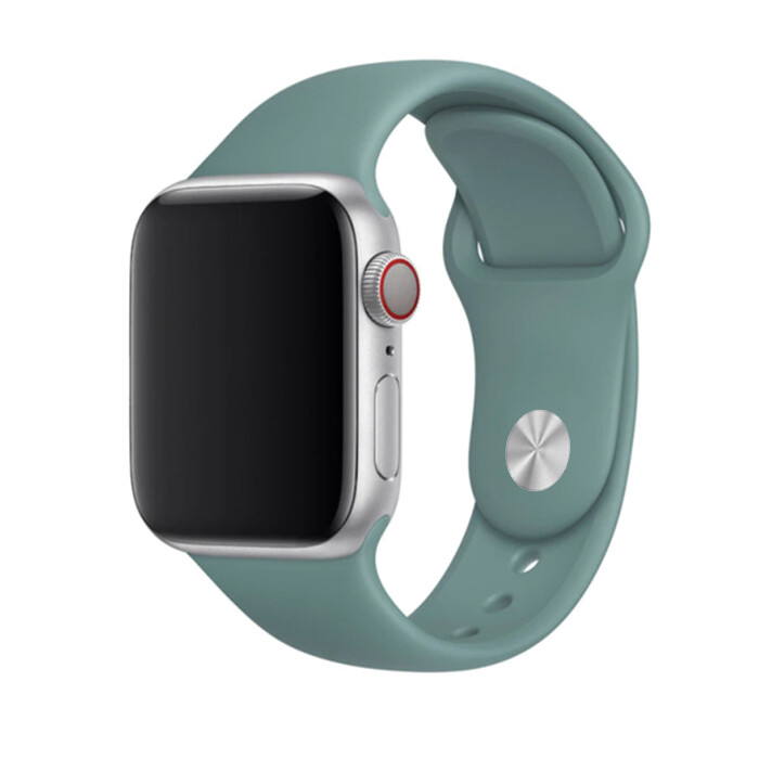 Marvelli - Jednofarebný remienok na Apple Watch - Kaktus Veľkosť: 42/44/45/46/49mm, Obvod: M-L (stredný až väčší obvod zápästia), Farba: Kaktus