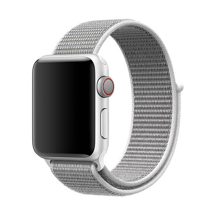 Marvelli - Nylonový remienok na Apple Watch - Pearl Veľkosť: 42/44/45/46/49mm, Farba: Fog