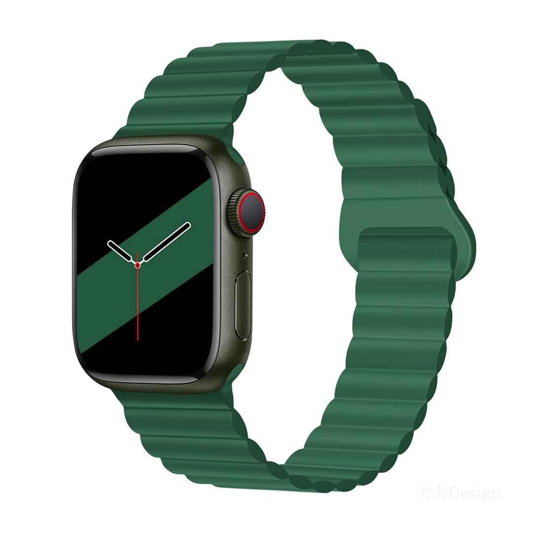 Štýlový remienok s magnetom na Apple Watch - Khaki Veľkosť: 38/40/41/42mm, Farba: Khaki