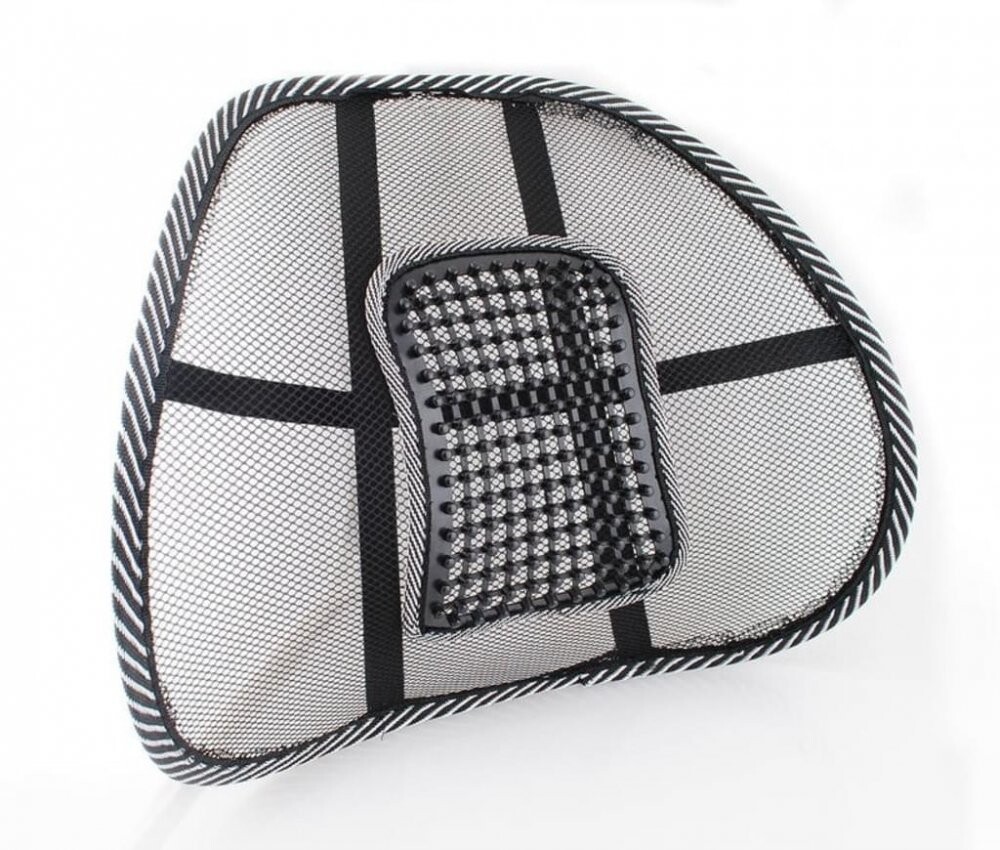 Chrbtová masážny opierka – čierna