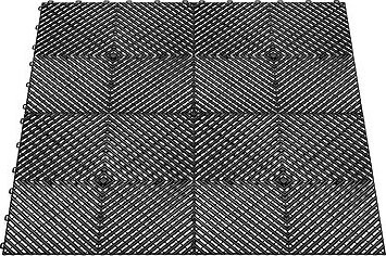 Escape6 WPC podlaha SORG, 0,8 × 0,8 m, 4 ks, černá