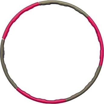 Rucanor Hula hoop weight obruč, čierna/ružová