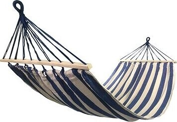 SEDCO PolyCotton 200 × 90 cm modro – biela