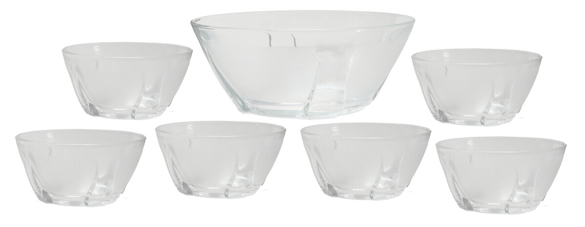 MAKRO - 7-dielna sada 1 x misa a 6 x miska kompótová