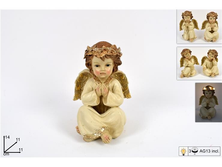 MAKRO - Anjel sediaci LED rôzne druhy