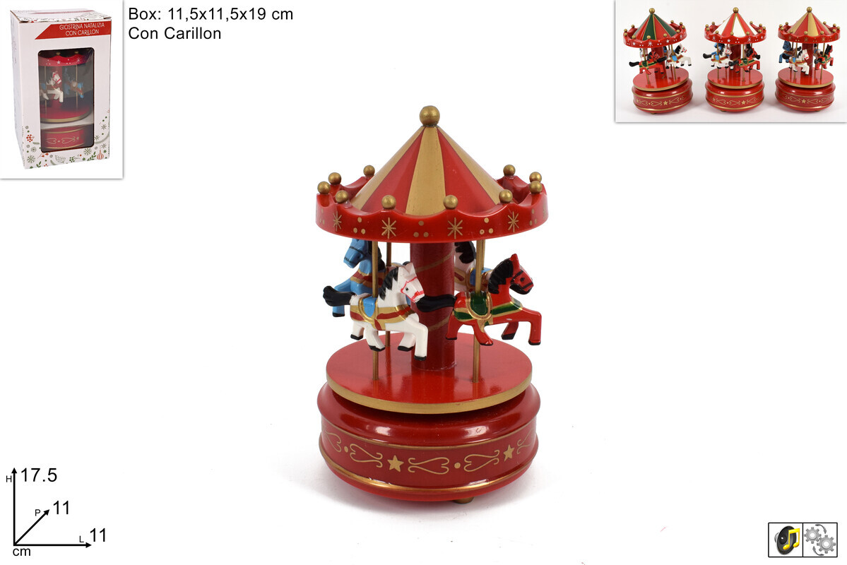 MAKRO - Dekorácia kolotoč rôzne farby