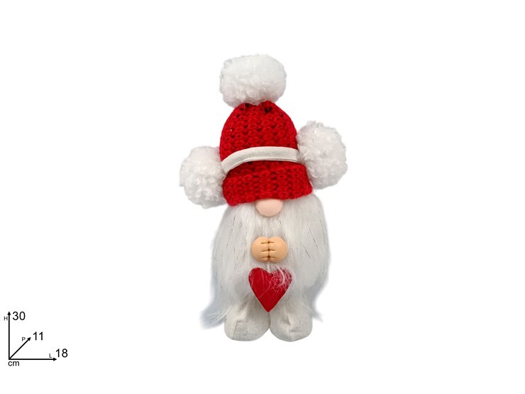 MAKRO - Škriatok vianočný 30cm