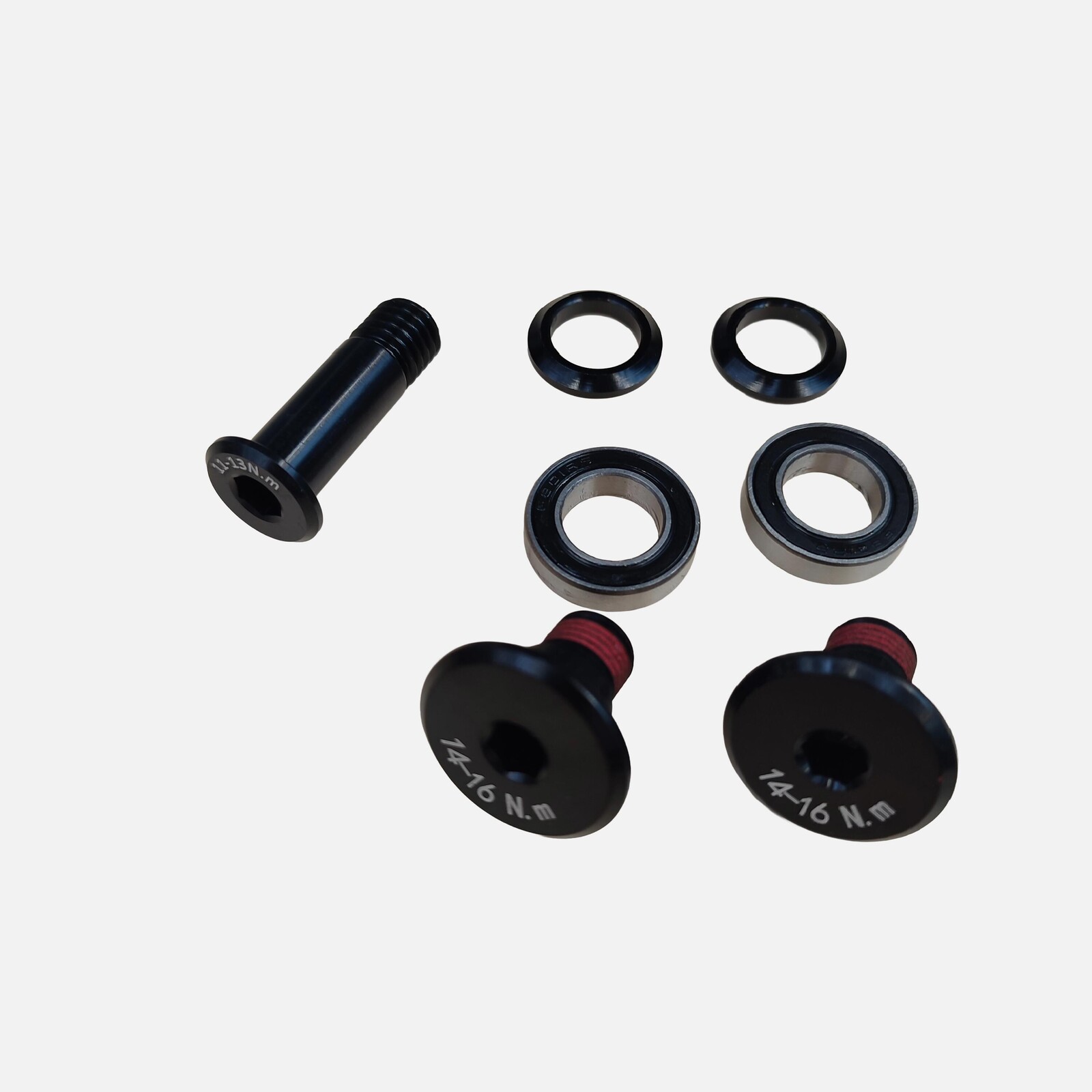 Súprava osí tlmičov na bicykel FEEL900S/TE + ložiská