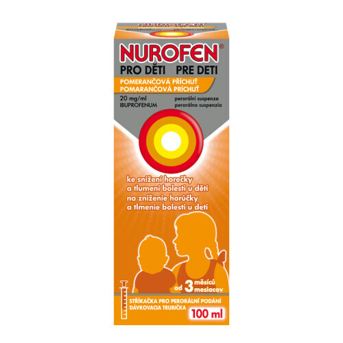 NUROFEN Pre deti pomaranč 100 ml