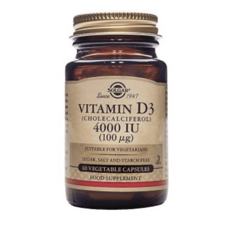 SOLGAR Vitamín D3 4000 IU 60 kapsúl