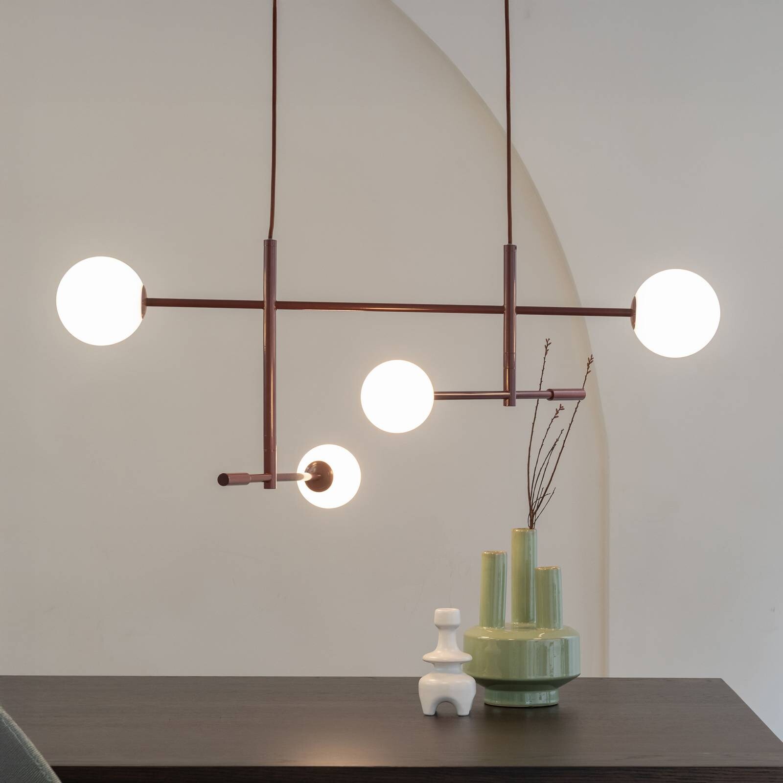 It's about RoMi závesné svietidlo Copenhagen, tmavočervená, otočná