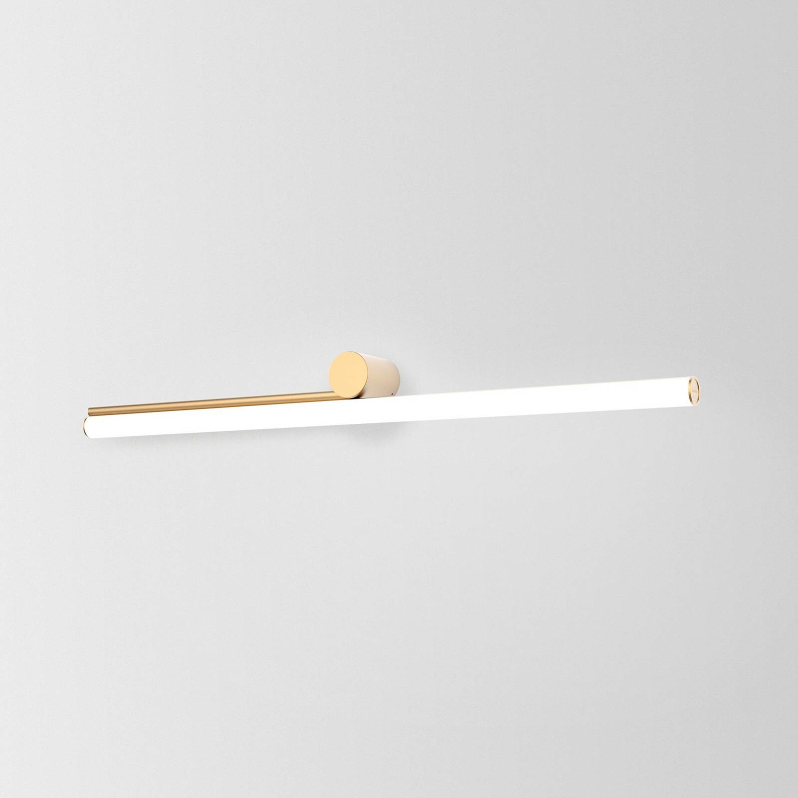 MARSET Ambrosia A 90 vľavo, zlatá, 3 000 K TRIAC, s ovládačom