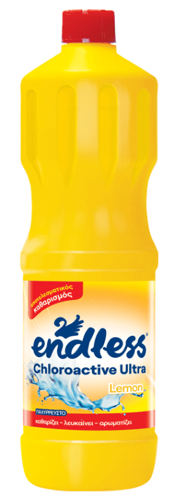 ENDLESS CHLOROACTIVE ULTRA - Tekutý dezinfekčný a čistiaci prostriedok lemon (citrónová vôňa), 1,25 L