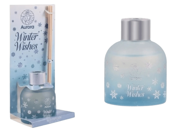 AURORA WINTER - Difuzér s vonnými tyčinkami winter orange sorbet, 100 ml